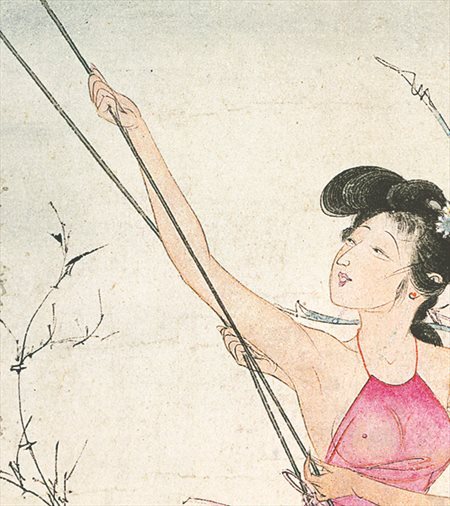 富顺县-胡也佛的仕女画和最知名的金瓶梅秘戏图